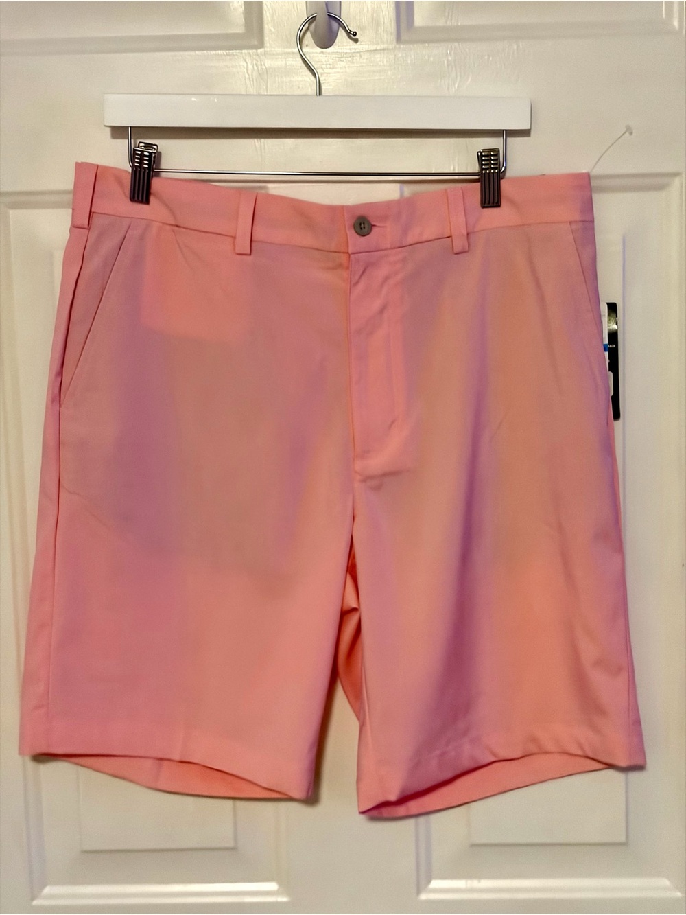 PGA Tour Pink Flat Front Golf Shorts